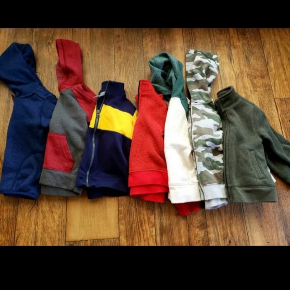 Toddler boys hoodies and zip-ups